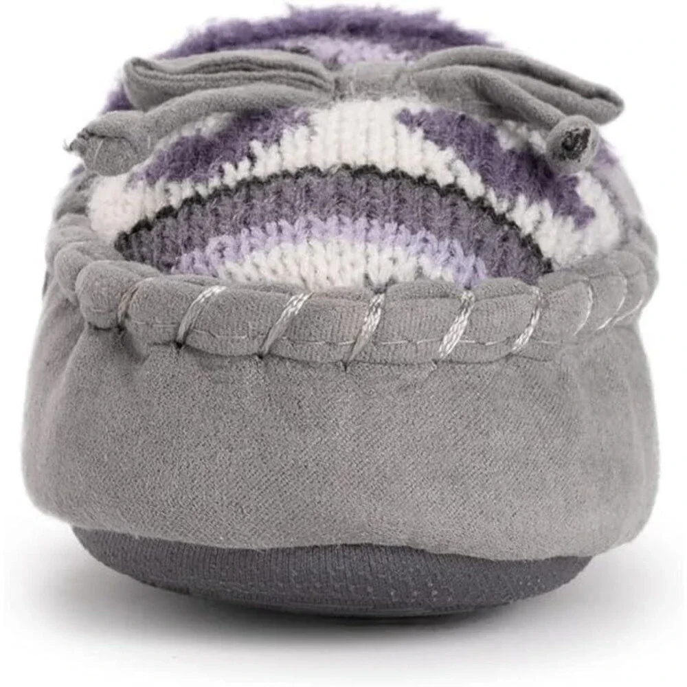 MUK LUKS Kids Patterned Moccasins - Med (12-13)